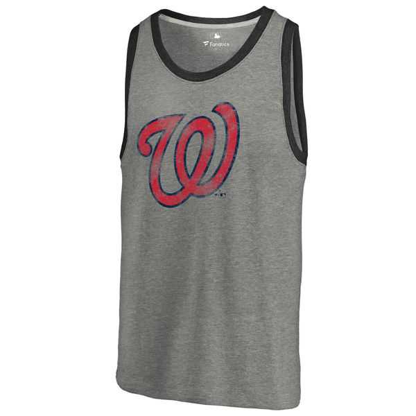 Washington Nationals Distressed Team Tank Top - Ash,We sell and wholesale Washington Nationals Distressed Team Tank Top - Ash on line form chian!